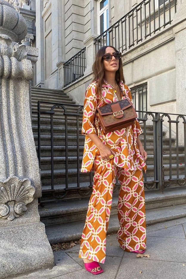 Conjunto pantalon outlet y blusa